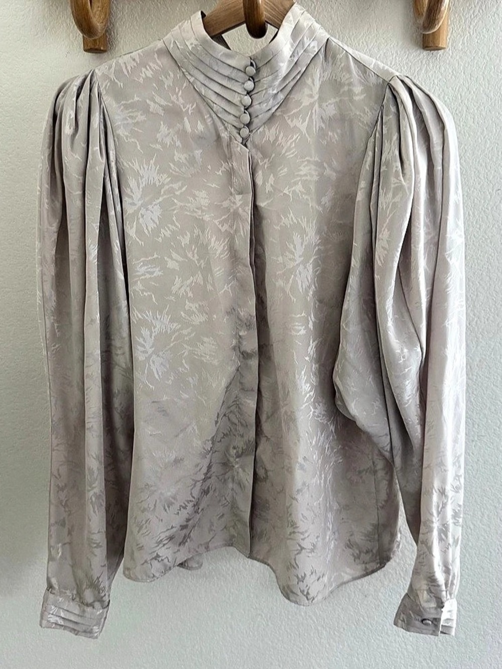 Whimsigoth Romantic goth Steampunk Coquette renaissance satin jacquard shirt